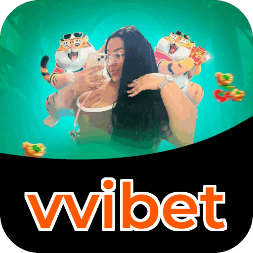 Interface do aplicativo vvibet mostrando jogos disponíveis no iOS e Android